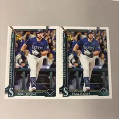 topps series two cal raleigh2枚セット