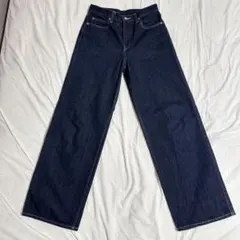 UNIQLO バギージーンズ　NAVY