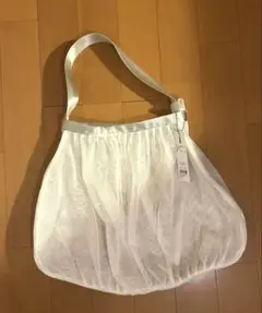 メッシュトートバッグ ホワイトのサムネイル