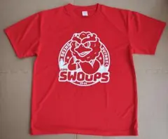 SWOUPS ロゴ入り XL ドライTシャツ