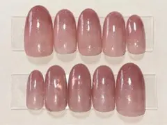 【現品売り】 ネイルチップ グラデーション レッド系 ラメ