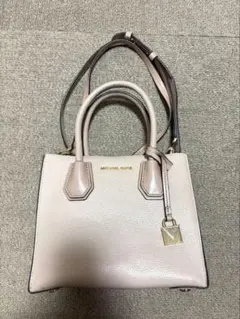 MICHAEL KORS ベージュ ハンドバッグ　ピンク