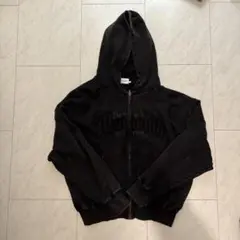ANDER HUNK ブラック ジップアップパーカー M