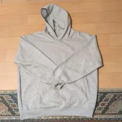 【美品】UNIQLO : C 　グレー XL フード付きパーカー