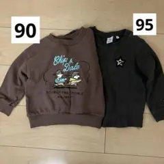 Chip & Dale アーノルドパーマー 長袖トレーナー 90 95 保育園着