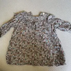 H&M フラワープリント ワンピース 12M