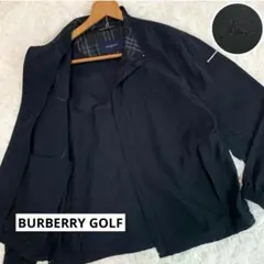 XL相当◆BURBERRY GOLF【nylon jacket black】のサムネイル
