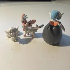 ポケモン モンコレ 色違いサーナイト ニンフィア ロコン(アローラの姿)