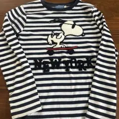 PEANUTS スヌーピー ボーダー 長袖 140
