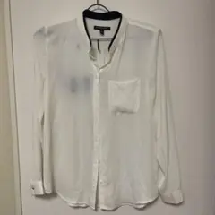 【値下げ】BANANA REPUBLIC ホワイト長袖シャツ S