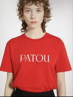 PATOU ロゴTシャツ　レッド　赤のサムネイル