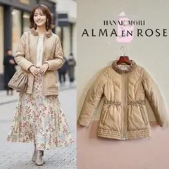 ハナエモリ HANAE MORI アルマアンローズ ダウンコート フリル 38 2026年最新】HANAE MORI ALMA EN ROSE レディース ダウンジャケットの