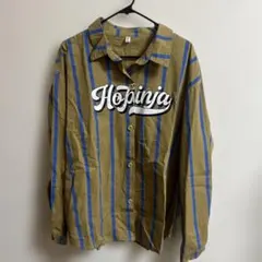 ストライプ長袖シャツ　春服　ダンス衣装