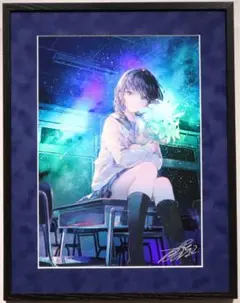 藤ちょこ先生 直筆サイン入り 特殊加工アート さいはての空、彼方の教室 2025年最新】藤ちょこ さいはての空、彼方の教室の人気アイテム