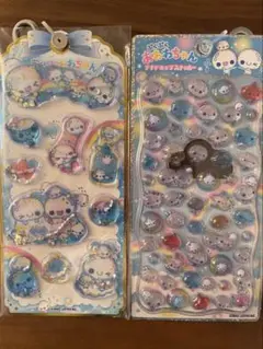 【新品】ぷくぷくあわわちゃん　ウォーターインシール　プチドロップステッカー