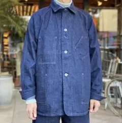 POST O'ALLS × beamsデニムサルベージパーカー　M USA製 2025年最新】POST OVERALLS メンズ Gジャン・デニムジャケットの