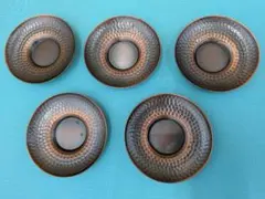 開新堂 純銅製 茶托 5客 銘あり 箱・説明書付 茶器 - メルカリ
