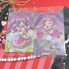 アイカツ！×プリパラ ウエハースカード 真中らぁら