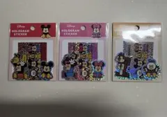 ディズニーホログラムステッカー3枚セット