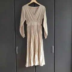 レイカズン RAY CASSIN カシュクールワンピース 長袖 Vネック F