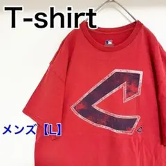 YAA71【US輸入】MLB　Tシャツ【メンズL】半袖　赤色のサムネイル