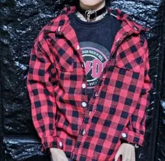 integrity toys ファッションロイヤリティ　オム　チェックシャツ