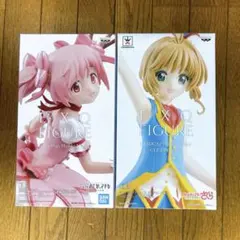 木之本桜　鹿目まどか　EXQ フィギュア　まどマギ　カードキャプターさくら