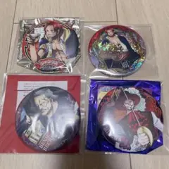 ワンピース 輩缶バッジ UTAGE party シャンクス ベックマン ミホーク