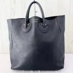 【美品】YOUNG&OLSEN エンボスドレザートート　M 黒