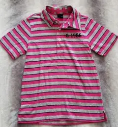 ギャップ ポロシャツ GAPKids 120 子供服 半袖 ストライプ ボーダー