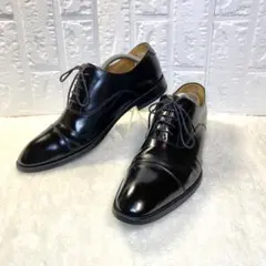 【美品】REGAL リーガル ストレートチップ 革靴 黒 27cm 811R