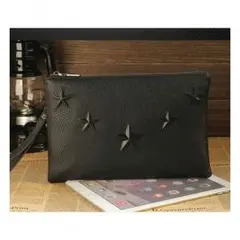 PUレザースタークラッチバッグ ipad入ります♪13