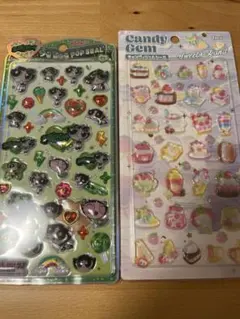 【正規品】うるちゅるポップシール　パワパフ　バターカップなど　2枚まとめ売り