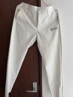 MUTA MARINE ホワイト スリムフィットパンツ