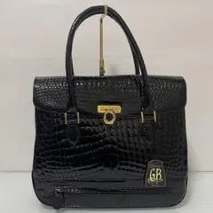 R11 ジーボリー G.BORRI クロコダイル製 レディース ミニ トート バッグ ハンドバッグ ブラウン 上ZIP Yahoo!オークション -「」の落札相場・落札価格