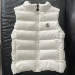 MONCLER ホワイト ダウンベスト