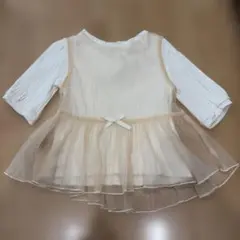 petit main 90 ☆ チュール付き5分袖