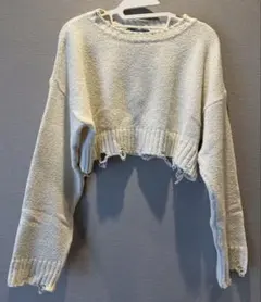 ZARA クロップドニット