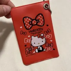 本日限定価格 ハローキティ カードケース レッド 赤