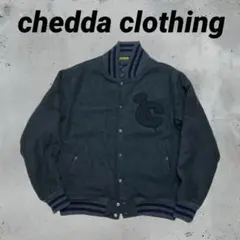 chedda clothing ダークグレー スタジャン 刺繍　Mサイズ