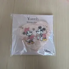 ※新品Yunth ・ミッキー ミニー ハート型ミラーチャーム