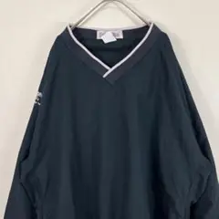 USA古着 Fashion Seal ナイロンプルオーバー ベージュ 黒