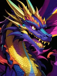 ファンタジーアート ドラゴン イラストポスターa4紙沢光額付きレア♥ ファンタジーアート ドラゴン イラストポスターa4紙沢光1点もの