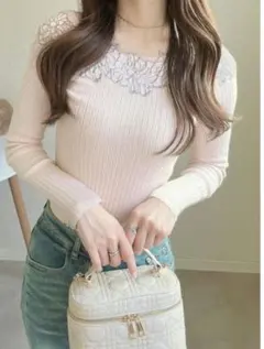 フラワー ニット