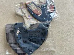 ハンドメイド ベビー スタイ 4枚セット 男の子 シンプル