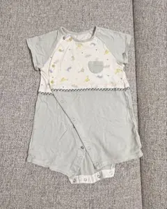 赤ちゃんの城　恐竜柄ロンパース　半袖