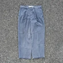 90s CHEROKEE 2タックワイドレーヨンスラックス ブルー