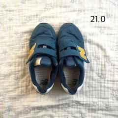 New balance＊PO313BY 靴　キッズ　スニーカー　21.0