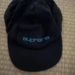 supreme 黒 キャップ