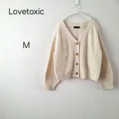 1753＊ラブトキシック Lovetoxic アイボリー カーディガン Mのサムネイル